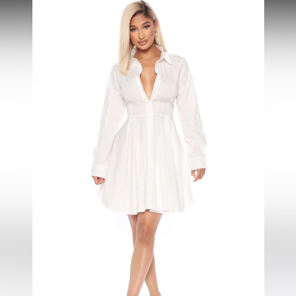 Flare Shirt Dress